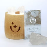 Crystal Infused Bamboo Candles