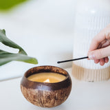 Labradorite Crystal Coconut Candle (Transformation)