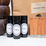 Candle Making Kit –  6 Mini Smooth Coconut Cups