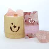 Crystal Infused Bamboo Candles