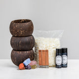 Crystal Candle Making Kit - Starter DIY Kit With Coconut Soy Wax & 60ml Scent