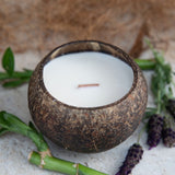 Bamboo Scent Infused Coconut Shell Candles