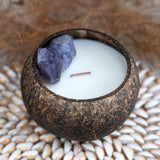Amethyst Crystal Coconut Candle - Bulk Pack (Anxiety)