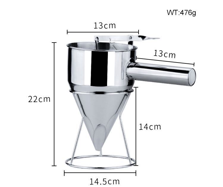 Stainless Steel Wax Pouring Funnel