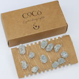 Crystal Fairy String Lights - Blue Celestite